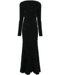 Mugler - Backless Crepe Gown - Lyst