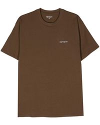 Carhartt - Script Cotton T-shirt - Lyst