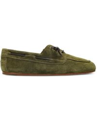 DSquared² - D2 Lace-Up Fastening Suede Boat Shoes - Lyst
