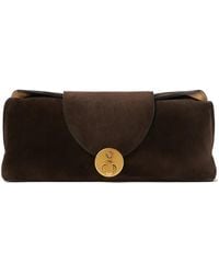 Versace - Vivian Suede Clutch - Lyst