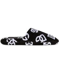 Dolce & Gabbana - Jacquard Slippers - Lyst