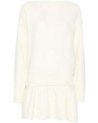 Source Unknown - Corinth Peplum-Details Sweater - Lyst