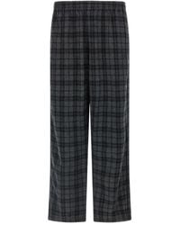 Willy Chavarria - Pantaloni Ruff Rider A Quadri - Lyst