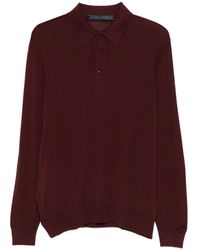 Kiton - Long-sleeve Wool Polo Shirt - Lyst