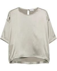 Brunello Cucinelli - Top Con Abertura - Lyst