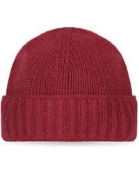 Moorer - Ribbed-Knit Beanie Hat - Lyst