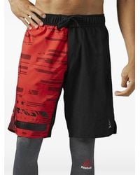 Reebok - Workout Ready Graphic Board Shorts - Lyst
