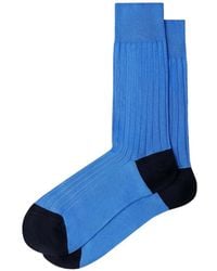 Hackett - Ribbed-Knit Socks - Lyst