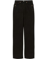RE/DONE - Straight-Leg High-Rise Jeans - Lyst