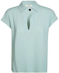 Slowear - Crepe Polo Top - Lyst