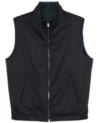 Canali - Chaleco Sin Mangas Con Cremallera - Lyst