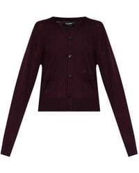 DSquared² - Vest Met Opgestikte Zak En V-Hals - Lyst