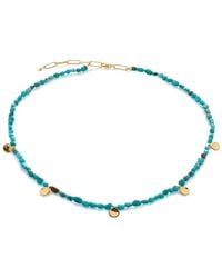 Monica Vinader - Rio Gemstone Beaded Necklace - Lyst