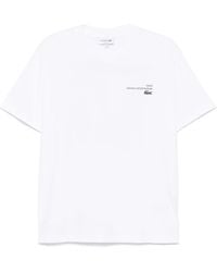 Lacoste - Camiseta con estampado gráfico - Lyst