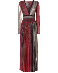 Missoni - Pleated Mini Dress - Lyst
