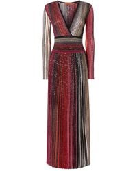 Missoni - Pleated Mini Dress - Lyst