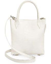 Vera Wang - Mini Leather Tote Bag - Lyst