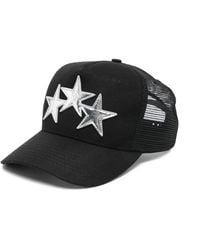 Amiri - 3 Star Metallic Trucker Hat - Lyst