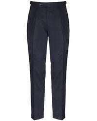 Berwich - Retro Long G Pleated Side-Buckle Trousers - Lyst