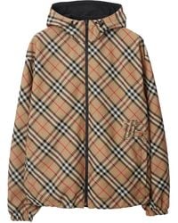 Burberry - Giacca Reversibile Con Motivo Vintage Check - Lyst