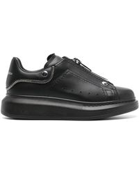 Alexander McQueen - Oversized Leather Sneakers - Lyst