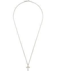 Emanuele Bicocchi - Fleury Cross-Pendant Necklace - Lyst
