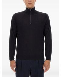 Paul Smith - Ps Paul Smith Jersey With Logo Embroidery - Lyst
