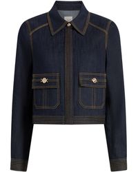 Cinq À Sept - Chaqueta vaquera Lydie con costuras en contraste - Lyst