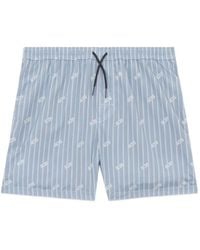 Gcds - Pinstripe Swim Shorts - Lyst