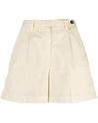 Massimo Alba - Cotton-linen Bermuda Shorts - Lyst
