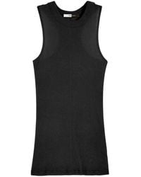 Vera Wang - Débardeur Côtelé À Dos Nageur - Lyst