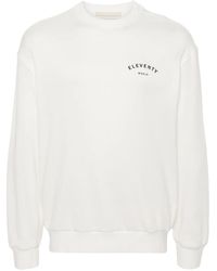 Eleventy - Logo-Print Sweatshirt - Lyst