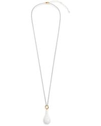 TOTEME - Collier En Chaîne À Pendentif En Cristal - Lyst