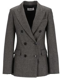 Al Duca d'Aosta - Double-Breasted Peak-Lapel Jacket - Lyst