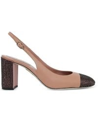 Rene Caovilla - Rhinestone-Embellished Slingback Pumps - Lyst