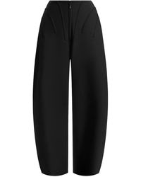 Manière De Voir - Rafaela Corset Waist Tailored Trousers - Lyst