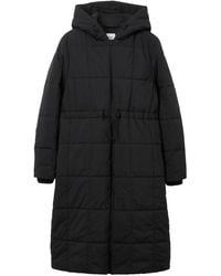 Burberry - Quilted Hooded Long-Sleeve Coat - Lyst