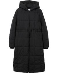 Burberry - キルティング フーデッド コート - Lyst
