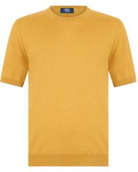 Fedeli - Crew-Neck T-Shirt - Lyst