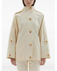 JOAEN - Sara High-Neck Button-Up Jacket - Lyst