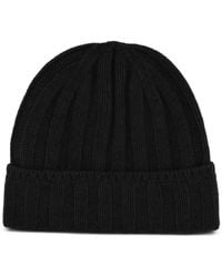 Vanisé - Ribbed-Knit Beanie Hat - Lyst