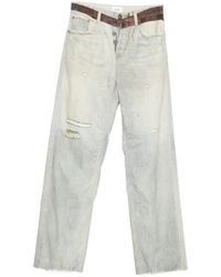 Haikure - Bonnie Printed-Belt Trousers - Lyst