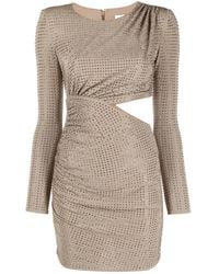 Self-Portrait - Minikleid Mit Strass - Lyst