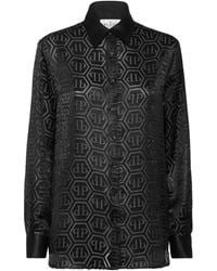 Philipp Plein - Regular Fit Shirt Monogram - Lyst