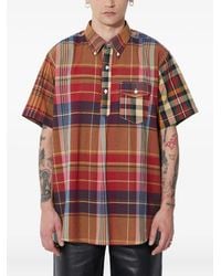 Engineered Garments - Geruit Overhemd Met Zak - Lyst