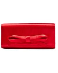 Carolina Herrera - Margaret Bow-Detail Clutch Bag - Lyst