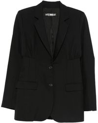 Lutz Huelle - Adore Button-Fastening Blazer - Lyst