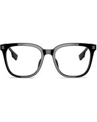 Burberry - Brille Mit Eckigem Gestell - Lyst