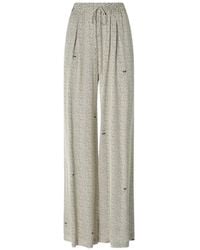 Pinko - Polka-Dot Drawstring Palazzo Pants - Lyst