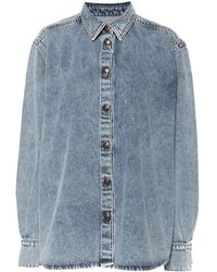 Magda Butrym - Button-Up Denim Overshirt - Lyst